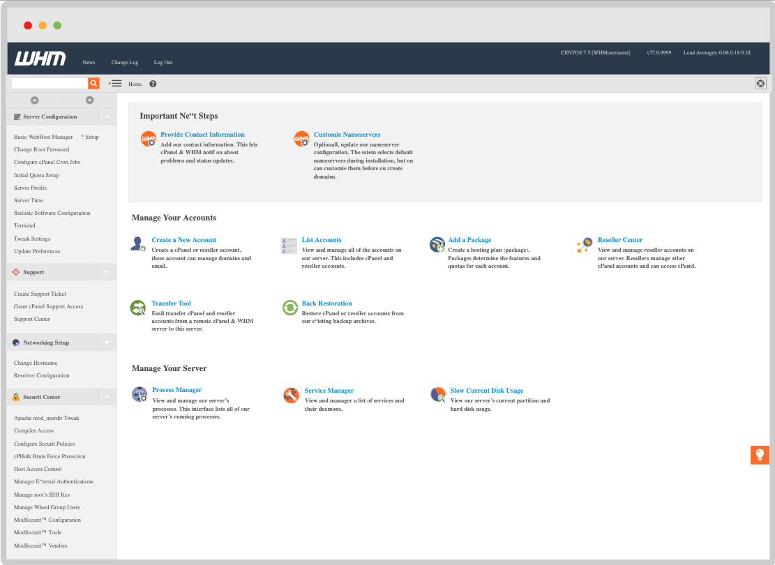 Try Our WHM Demo